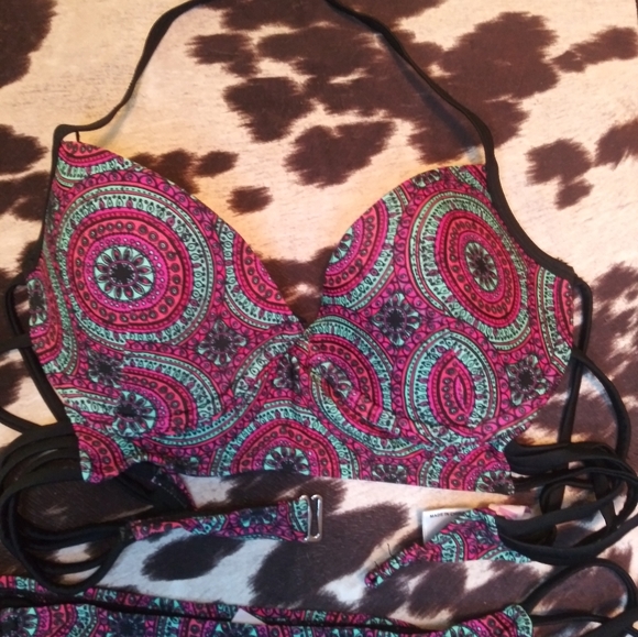 YMI Multicolored Womens Two Piece Bikini Bathing Suit - Picture 2 of 7